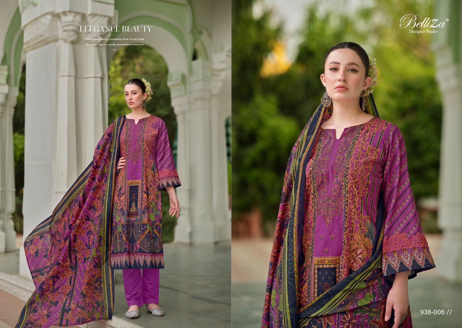 Naira Vol 60 By Belliza Printed Cotton Dress Material Wholesale Clothing Distributors In India
